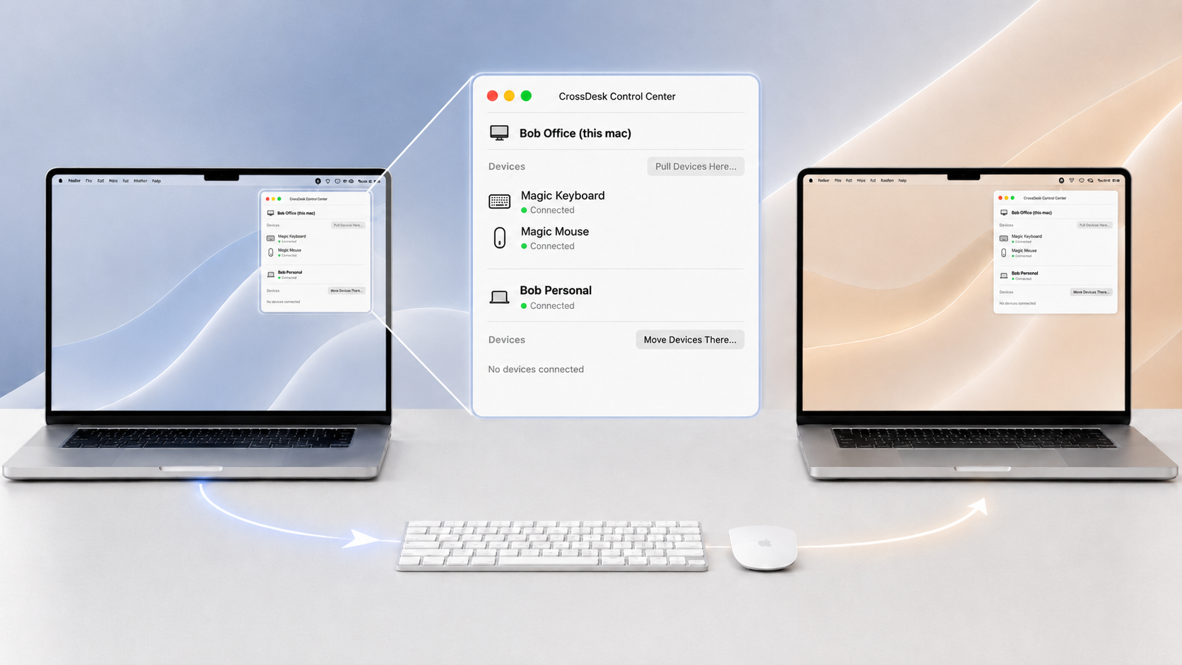 CrossDesk - Transfer keyboard and mouse between Macs